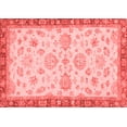 thumbnail image 1 of Ahgly Company Machine Washable Indoor Rectangle Oriental Red Traditional Area Rugs, 2' x 3', 1 of 4
