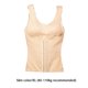 thumbnail image 5 of Minnieouse Ropa moldeadora para mujer, ropa interior térmica para mujer de clima frío, sin mangas, Color sólido, chaleco cálido, entrenador, ropa Camisetas sin mangas Color de piel Minnieouse AP013432-02, 5 of 6