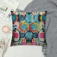 thumbnail image 2 of Nawypu  Throw Pillow Cover Modern Design Geometric Circles Abstract Art Grunge Background Graffiti Style Square Pillow Case Cushion Cover for Home Car Decorative, 2 of 5
