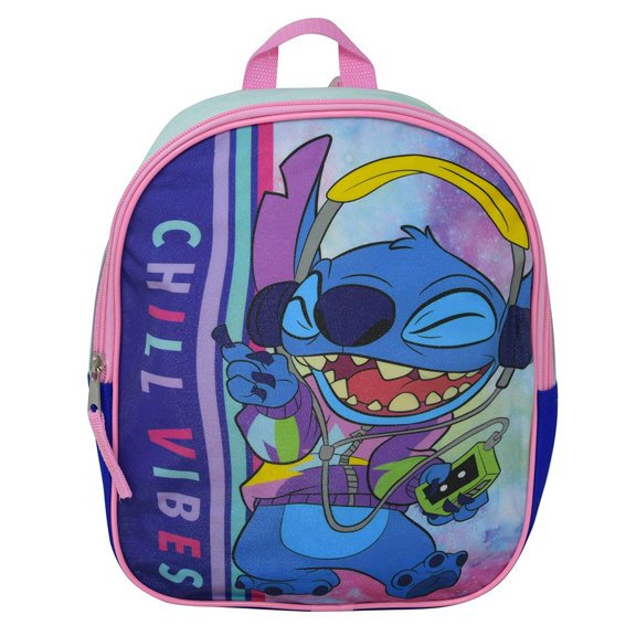 Stitch 11" Mini "CHILL VIBES" Backpack- GOOD FOR 2-5 YRS