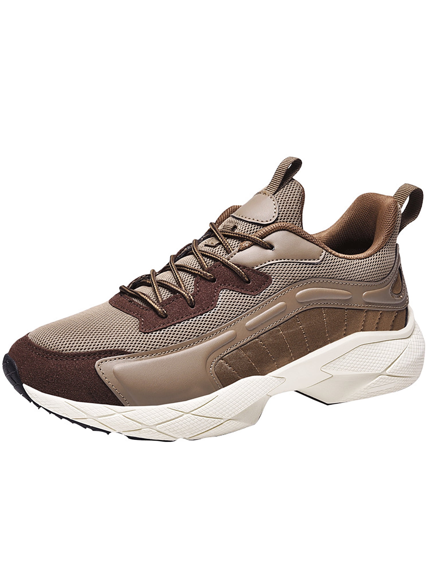 Audeban Mens Chunky Sole Trainers Lace 