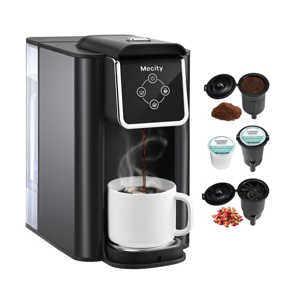 Cafetera Mecity 3 en 1 para una sola taza 1.5L 120V