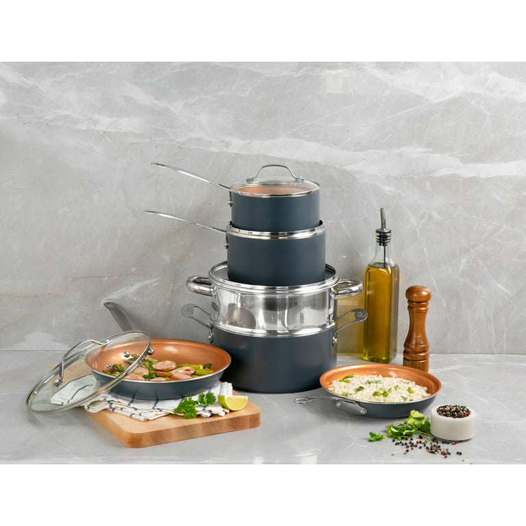 Ceramic Cookware Set Dishwasher  Cookware Set Dishwasher Safe - 12-piece  Toxin-free - Aliexpress