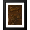 thumbnail image 2 of Dutch School 11x14 Black Modern Framed Museum Art Print Titled - Three Studies of Dogs (17th Century), 2 of 5