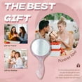 thumbnail image 5 of RAGUPEL Hand Mirrors with Handle,Circle Shaped Mirror 4.7"*2.5"*0.2" Handheld Mirror,Mirror with Flat View Hand Held Mirrors with Handle,Style2, 5 of 7