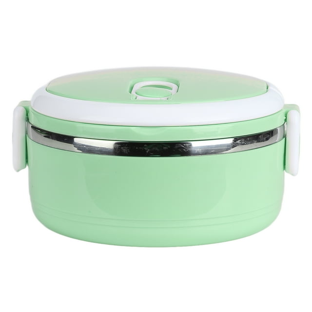 ZPSHYD Boîte à Lunch Thermique Empilable - Boîte à Lunch Ronde Isolée En Acier Inoxydable 304 Avec Récipients Alimentaires Scellés Pour Repas Chauds(Vert)