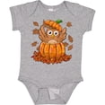thumbnail image 3 of Inktastic Owl in a Pumpkin- Cute for Halloween and Thanksgiving Boys or Girls Baby Bodysuit, 3 of 5