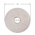 thumbnail image 2 of 10 Pcs Felt Washers For Guitar Strap Buttons Strap Pins - Black and White, 2 of 6
