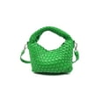 thumbnail image 4 of Vegan Leather Mini Woven Crossbody Shoulder Bag, 4 of 5