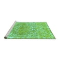 thumbnail image 2 of Ahgly Company Machine Washable Indoor Rectangle Abstract Turquoise Blue Modern Area Rugs, 2' x 3', 2 of 4
