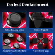 Wireless Controller Compatible with P4/P4 Slim/P4 Pro/Windows PC, Red