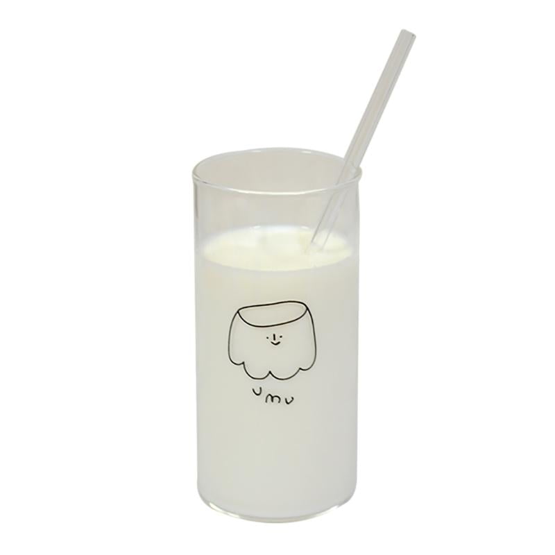Details about   Cute House Shape Transparent Coffee Milk Water Glass Cup Mug Pourer Carton Co Us 