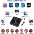 thumbnail image 2 of Vett External Dvd Drive, Portable Usb 3.0 And Type C Burner Cd/vcd/dvd/cd-rom Card Reader Usb Dvd Drive For Windows And Mac Ios Desktop Computer, 2 of 5