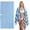 Blue & White, variant on JOYMOOP 3-Pack Microfiber Beach Towel Set – 70" x 35.4" Ultra-Absorbent Beach Towels Oversized, Sand-Free & Portable, Quick-Dry Cabana Stripe Towels with Travel Storage Bags ( Pink & White)