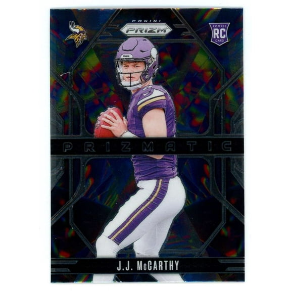 NFL 2024 Panini Prizm Football Prizmatic J.J. McCarthy #8 (Rookie)