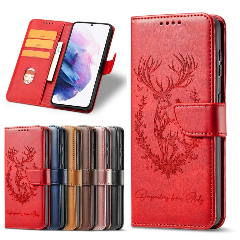 Case for Samsung A8 STAR Wallet cover embossed lucky deer flip