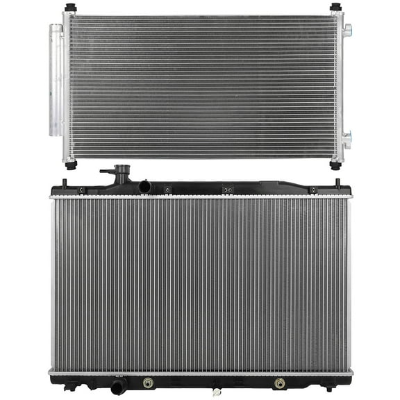 SCITOO Engine Coolant 3599 Condenser 13155 Radiator Assembly for 2010-2011 for Honda for CR-V 2.4L