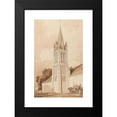 thumbnail image 2 of John Sell Cotman 11x14 Black Modern Framed Museum Art Print Titled - South-East View of the Church of Ifs, Near Caen, Normandy (ca. 1820), 2 of 5