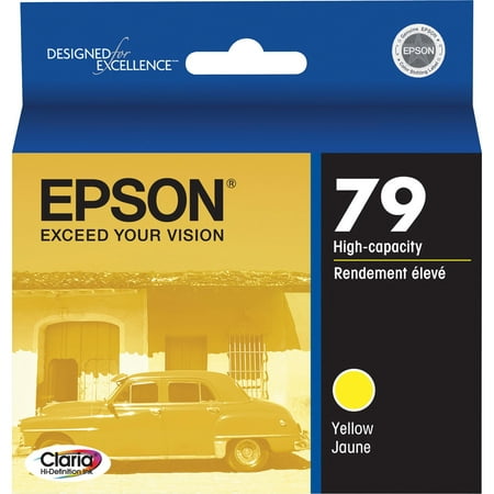 Epson  EPST079420  T079120 Series Ink Cartridges  1 / Each Ink cartridge is designed for use with Epson Stylus Photo 1400 and Artisan 1430. Claria Hi-Definition Inks provide true-to-life colors for printing your best shots. Cartridge delivers durable photos that are smudge-resistant  scratch-resistant  water-resistant and fade-resistant. Quick-drying Claria inks make handling photos worry-free. Patented SmartValve Cartridge technology has MicroPiezo Ink Level Sensors for reliable printing. Cartridge yields approximately 810 pages. Epson 79 Original Ink Cartridge  1 / Each (Quantity)