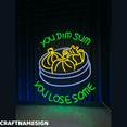 thumbnail image 2 of Craftnamesign Dimsum Led Sign, Chinese Restaurant Wall Art, Dumpling Store Decor, 2 of 4