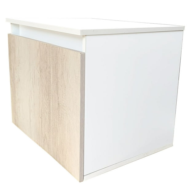 Mueble Gabinete para Baño Sin Lavamanos Y Monomando 05 (Blanco/Encino Polar) DECOMOBIL GABINETE 05
