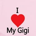 thumbnail image 2 of CafePress - I Love My Gigi Body Suit - Baby Light Bodysuit, Size Newborn - 24 Months, 2 of 4