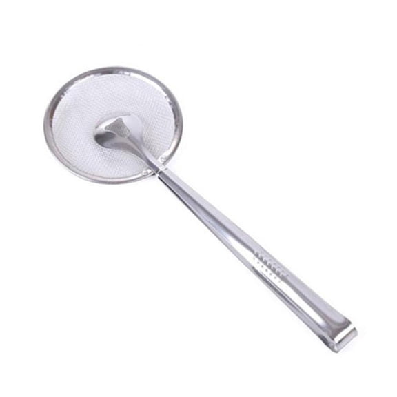 SharkTRUE Multi-Functional Steel Tongs with Built-in Strainer Spoon Strainers Tool Food For Cooking Serv and