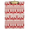 thumbnail image 1 of FMSHPON Christmas Trees Deer Clipboard Hardboard Wood Nursing Clip Board and Pull for Standard A4 Letter 13x9 inches, 1 of 5