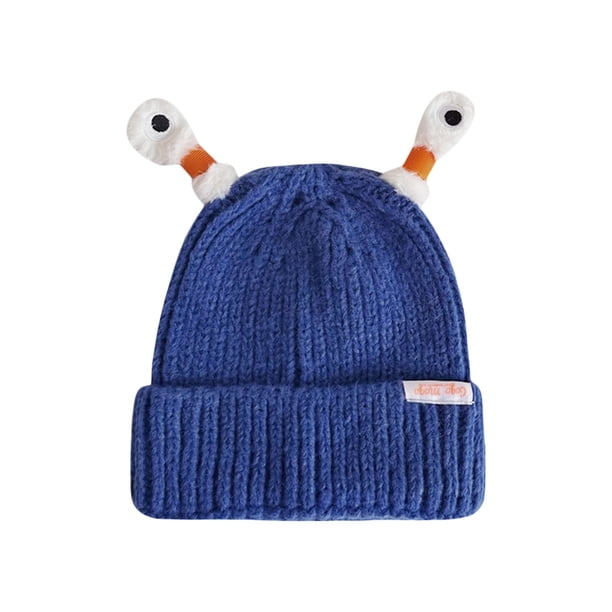 Sunloudy Gorro de lana de invierno para niños y adultos, gorros tejidos de dibujos animados con tentáculos iluminados retráctiles, gorros suaves y cálidos Sunloudy moda
