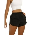 thumbnail image 5 of Aunavey Women's Running Shorts with Zip Pockets High Waisted Athletic Workout Gym Shorts for Women with Liner, 5 of 7