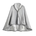 thumbnail image 1 of Wearable Blanket Shawl Fleece Poncho Blanket, 1 of 5