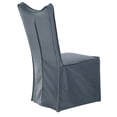 thumbnail image 4 of Uttermost Delroy Contemporary Fabric Armless Chairs in Blue/Gray (Set of 2), 4 of 7