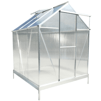 6.3'x6.2'x7' Heavy Duty Aluminum Polycarbonate Greenhouse Kit