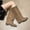 #203-Khaki, variant on Roncen Women's Suede Over-the-Knee Boots with Chunky Heel - Wide Width Autumn Winter Comfortable Stacked Fashion Boots with Mid-Calf Mid Heel and Wrinkle Slimming Design