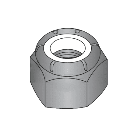 

8-32 Light Hex Standard Nylon Insert Locknuts / 18-8 Stainless Steel / Black Oxide (Quantity: 3 000 pcs)