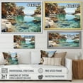 thumbnail image 4 of Designart "Secluded Cove Rocky Beach wall art" Nautical & Beach Canvas Art Print, 4 of 5
