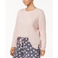 thumbnail image 2 of Alfani Womens Plus Size Scoop Neck Pajama Top Only,1-Piece, 1X, Soft Shell, 2 of 2