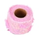 thumbnail image 1 of Rollo de tul de 10 yardas, lentejuelas bordadas, flores, cinta de malla, accesorios decorativos para manualidades, rosa oscuro, 1 of 12
