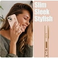 thumbnail image 2 of Compatible with iPhone 14 Plus Case Cute Sparkling with Light Heart Bracelet Plating Protect The Camera Soft TPU Apply to iPhone 14 Plus Case Ladys, Girls and Women (Pink), 2 of 11
