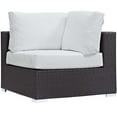 thumbnail image 6 of Modway Convene 5 Piece Set Outdoor Patio with Fire Pit in Espresso White, 6 of 10