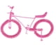 thumbnail image 4 of Juguete de Vehículos de Siomulación Modelo de Bicicletas en Miniatura Aluminio Decoración para Automóvil DIY Rosado Hugo Diecast Bicycle Toy, 4 of 9