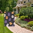 thumbnail image 2 of Yayeee Garden Flag 12" x 18" Double Sided Outdoor Yard Lawn Holiday Decorations, Orange Halloween Ghosts, 2 of 6