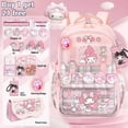 thumbnail image 2 of Anime Kuromi Desktop Desk Cartoon Office Supplies Container Pen Holder for Desk Cute Pencil Cup Pot Makeup Brush Holder Mini Box Purple, 2 of 5