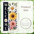 thumbnail image 2 of Floral Theme Welcome Banner Rustic Farmhouse Backdrop Green Truck Design Pink Tulips Spring Background for Front Door Decoration Spring Party Farmhouse Decor, 2 of 9
