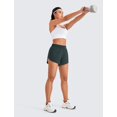 thumbnail image 3 of Shorts CRZ YOGA cintura media estilo delfín con abertura lateral 10 cm XS, 3 of 5