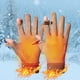 thumbnail image 3 of CaiYueKe Outdoor Windproof Fleece Lined Fingerless Cycling Gloves Non Slip Grip Cold Weather Driving Gloves for Motorcycle Running Biking Winter Warm Gloves Touchscreen Thermal Mitts for Men Women, 3 of 7