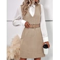 thumbnail image 4 of Zeagoo Oversized Sweater Vest V Neck Sleeveless Sweaters for Women Casual Soft Knit Solid Color Tops, 4 of 9