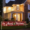 thumbnail image 4 of Merry Christmas Banner Christmas Decorations for Home Outdoor Store Banner Flag Pulling 2021 Banner Garden Decoration, 4 of 13