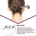 thumbnail image 4 of serony Bâtons de Cheveux Rétro Style Chinois Épingle à Cheveux Fleur de Cerisier Peigne Fourchettes Faites à la Main Type 4, 4 of 6