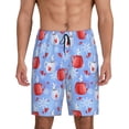 thumbnail image 1 of Fotbe coffee love cup winter Pantalones Cortos de Pijama para Hombre, Ropa de Dormir, Pantalones de Pijama Cortos para Hombre-X-Large, 1 of 6